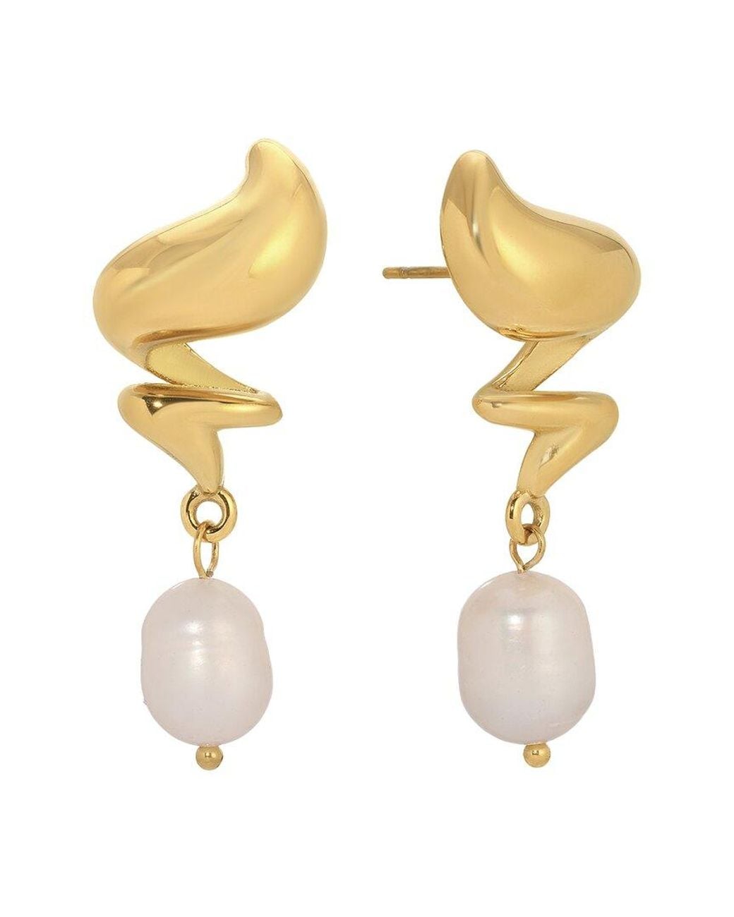 Eye Candy LA Metallic Ariana Drop Earrings