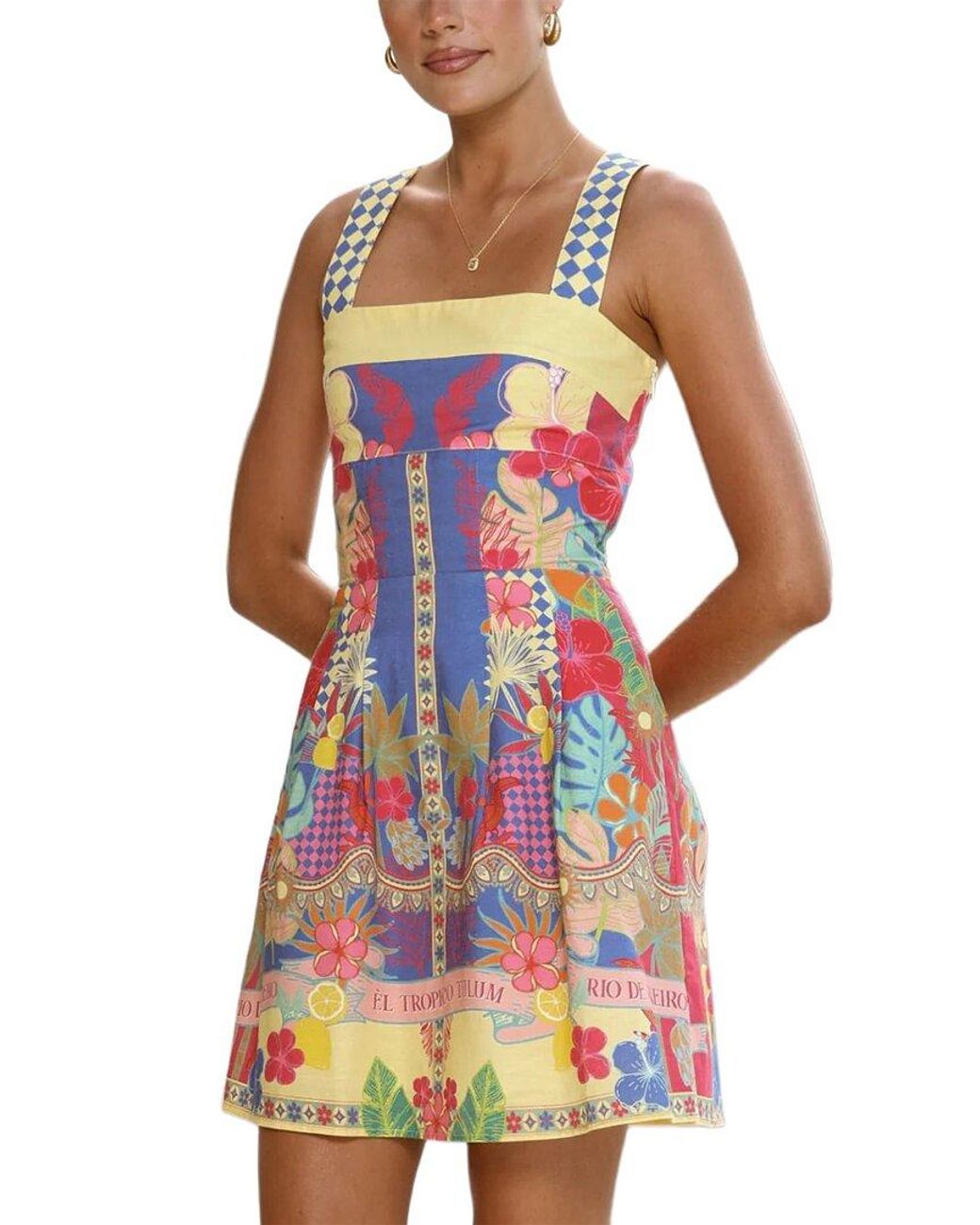 LEON GORI White Sleeveless Mini Dress