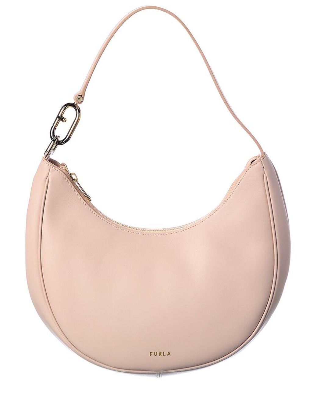 Furla Primavera Medium Leather Shoulder Bag in Pink | Lyst
