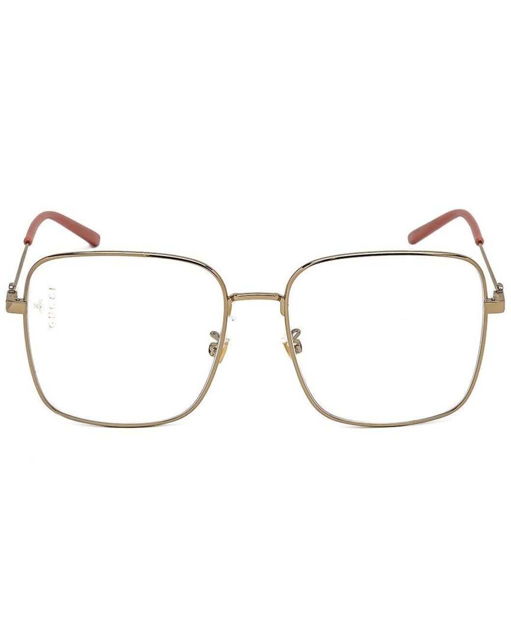 Gucci Metallic Gg0445O 56Mm Optical Frames