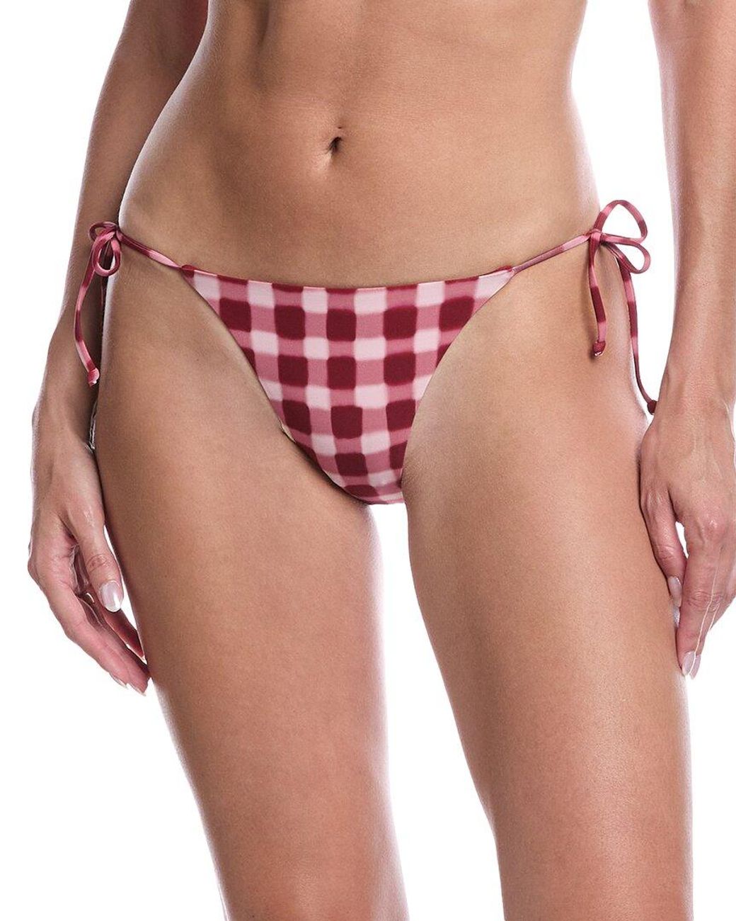 WeWoreWhat Red Tie Bikini Bottom