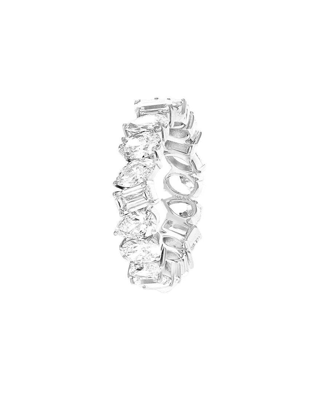Amairah White 14K 4.00 Ct. Tw. Lab-Grown Diamond Eternity Ring