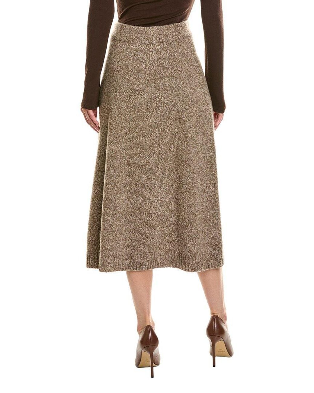 Max Mara Natural Barnaba Knitted Skirt