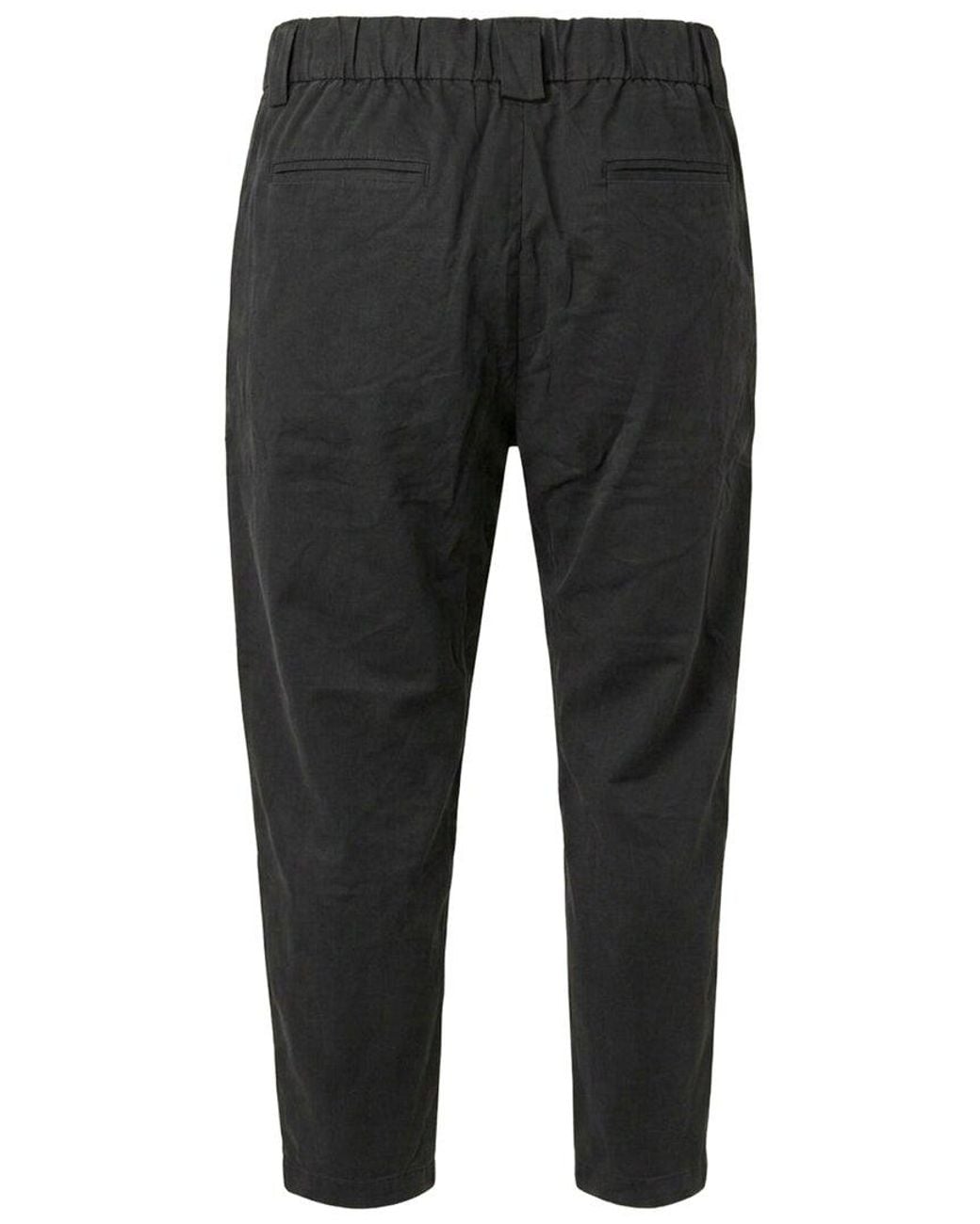 Ron Tomson Gray Pleated Trouser for men