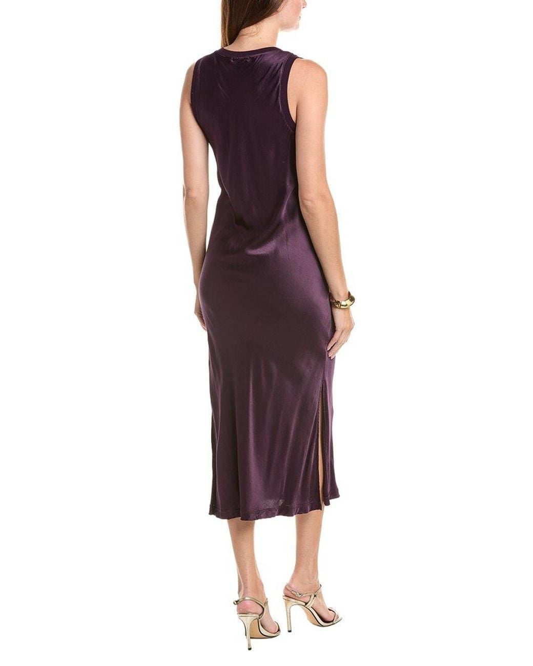 Michael Stars Red Randi Midi Dress