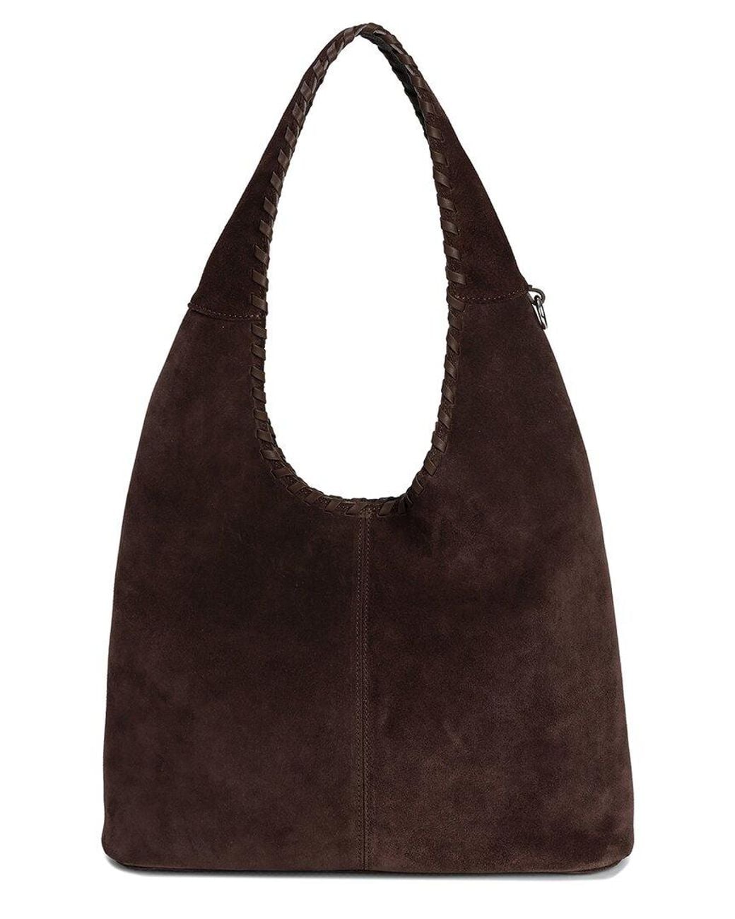 Tiffany & Fred Paris Brown Suede Hobo Bag