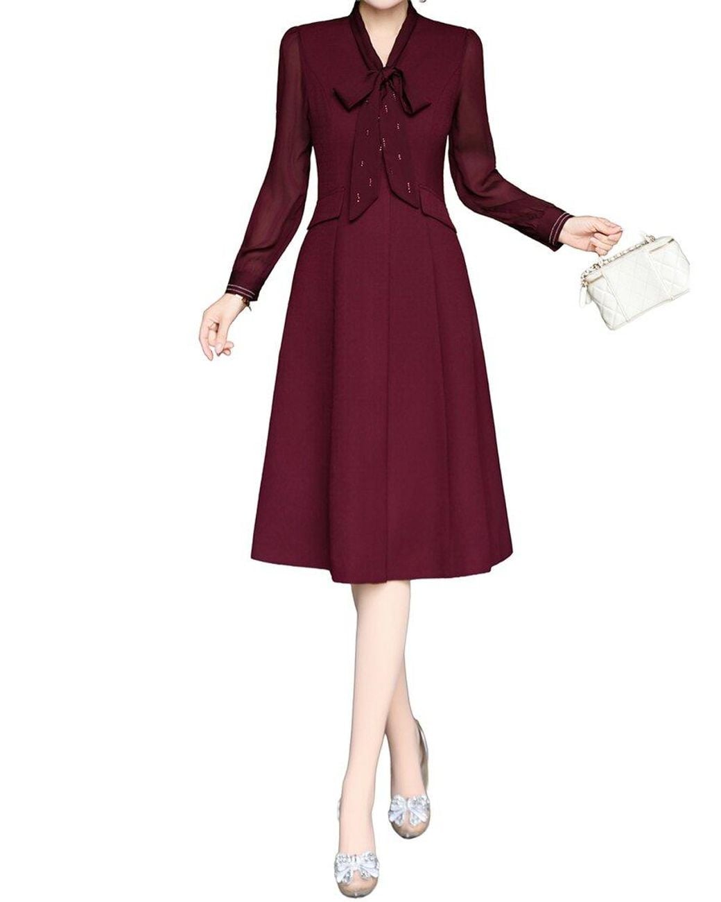 BRC By BURRYCO Red Midi Dress
