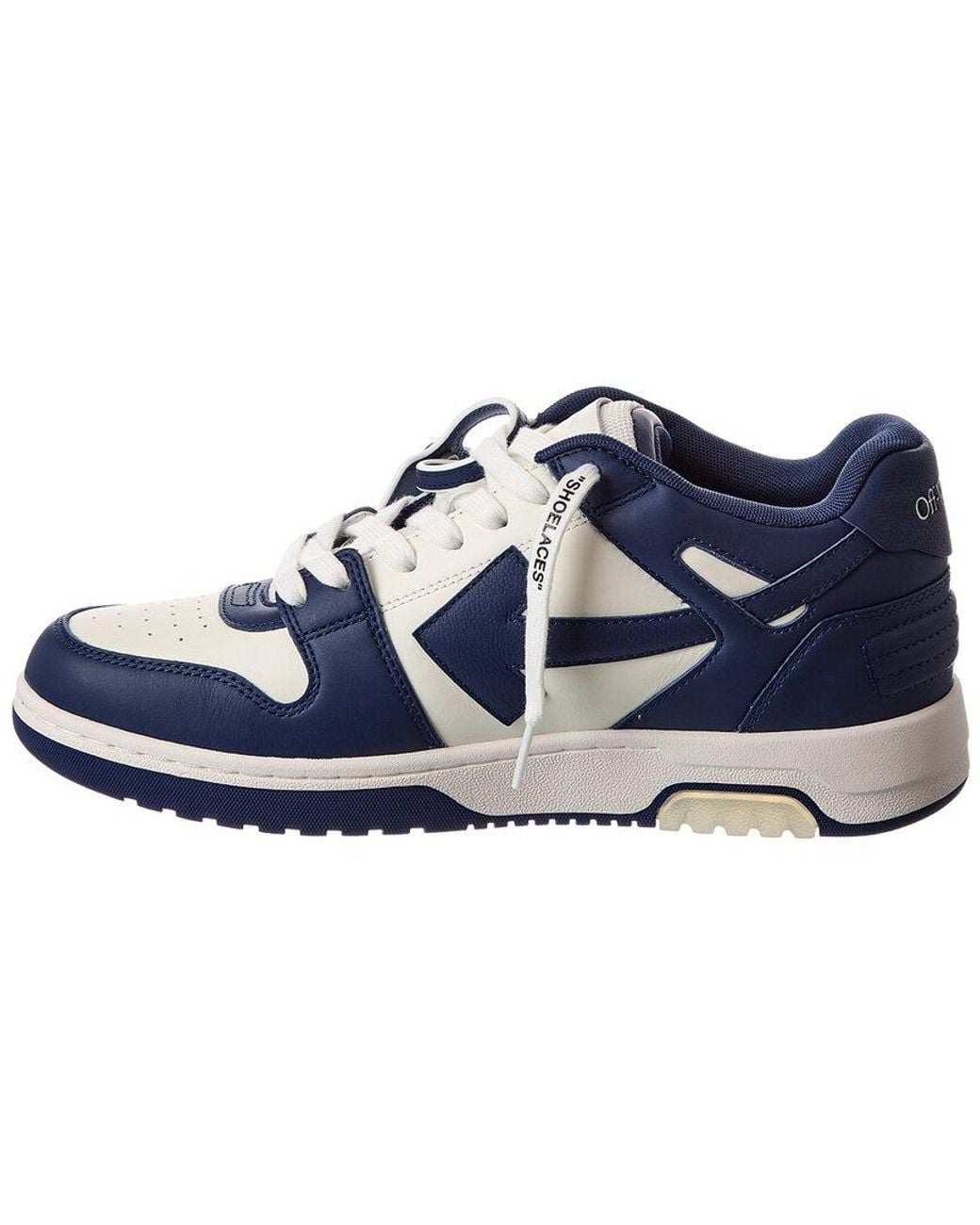 Off-White c/o Virgil Abloh Blue Out Of Office Leather Sneaker for men