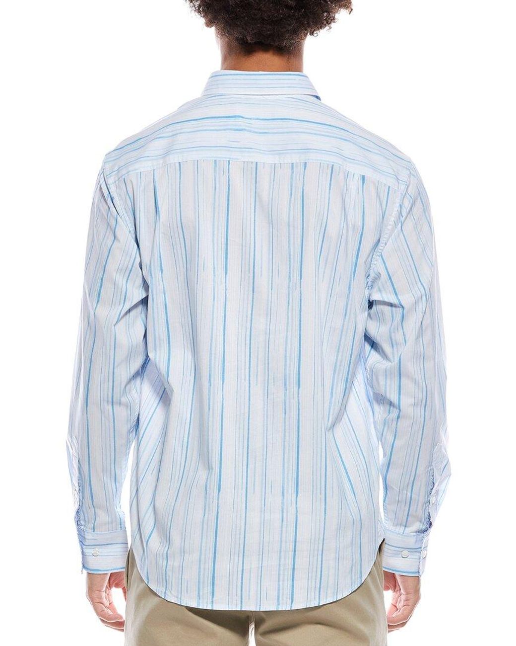 Tommy Bahama Blue Sarasota Stretch Trickle Stripe Shirt for men