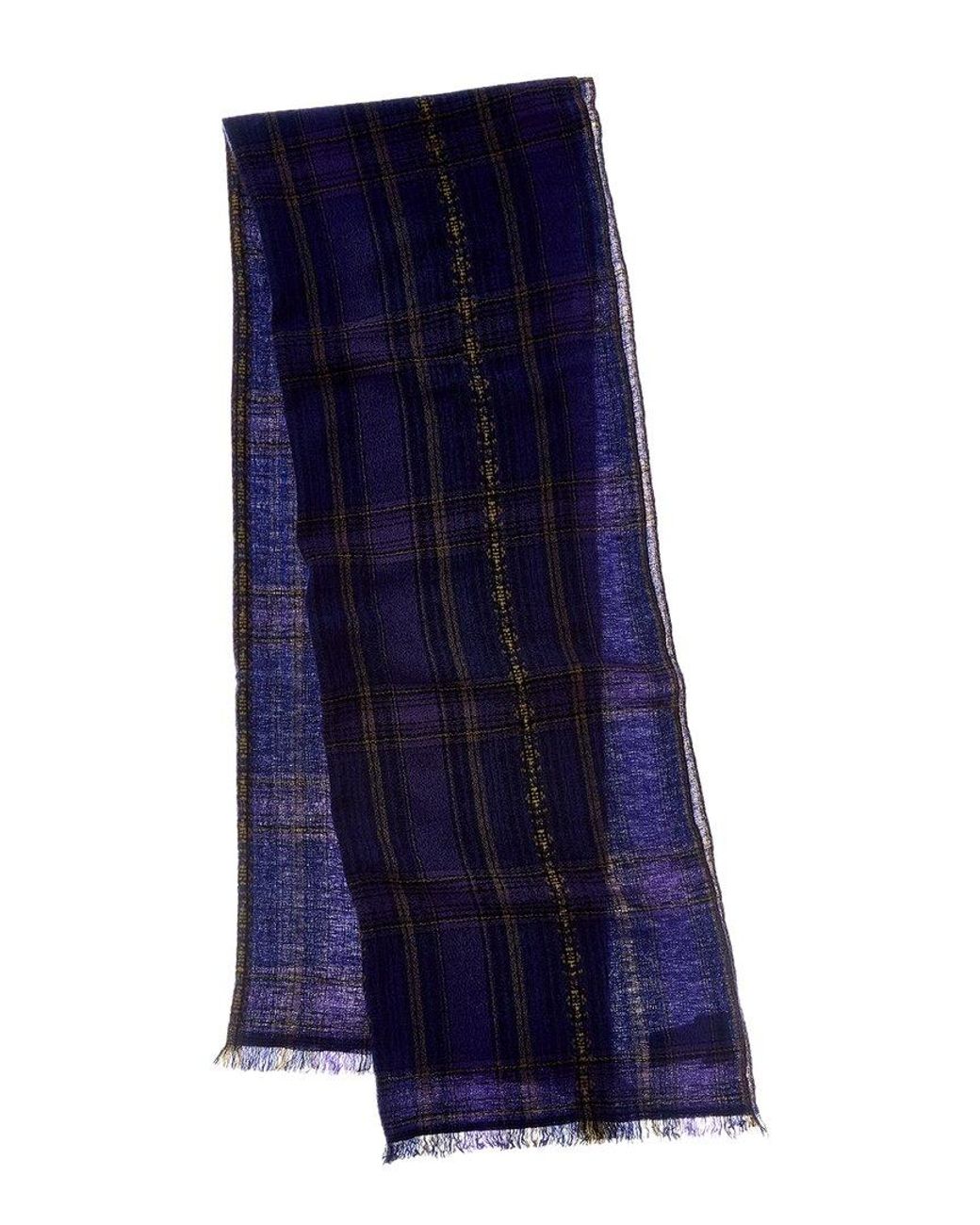 Isabel Marant Blue Kuzanne Wool & Cashmere-Blend Scarf