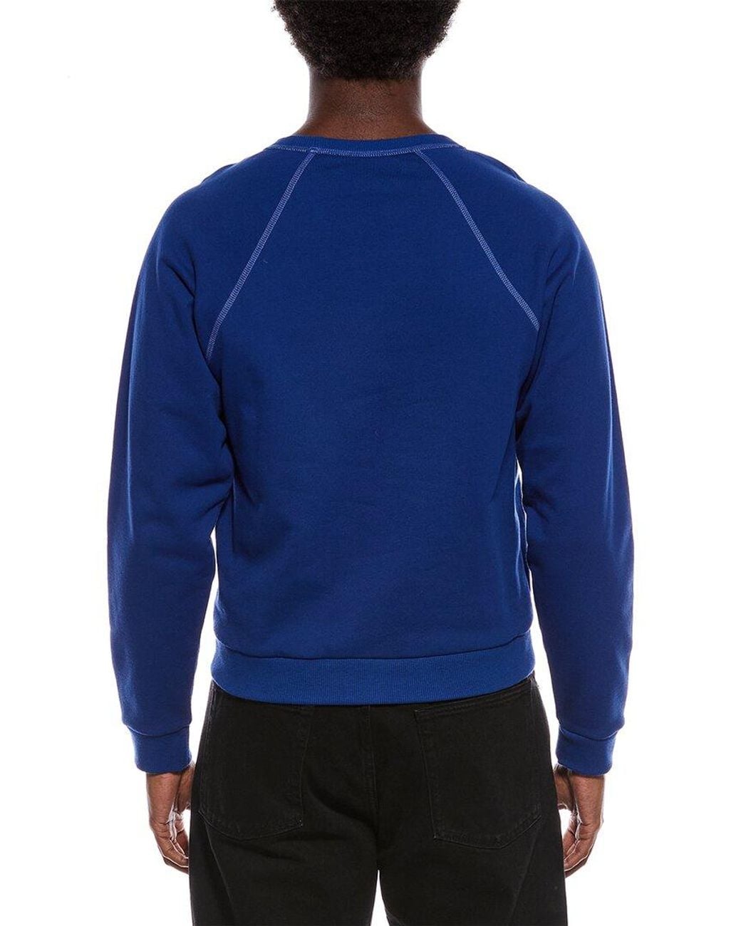 Céline Blue Logo Crewneck Sweatshirt for men
