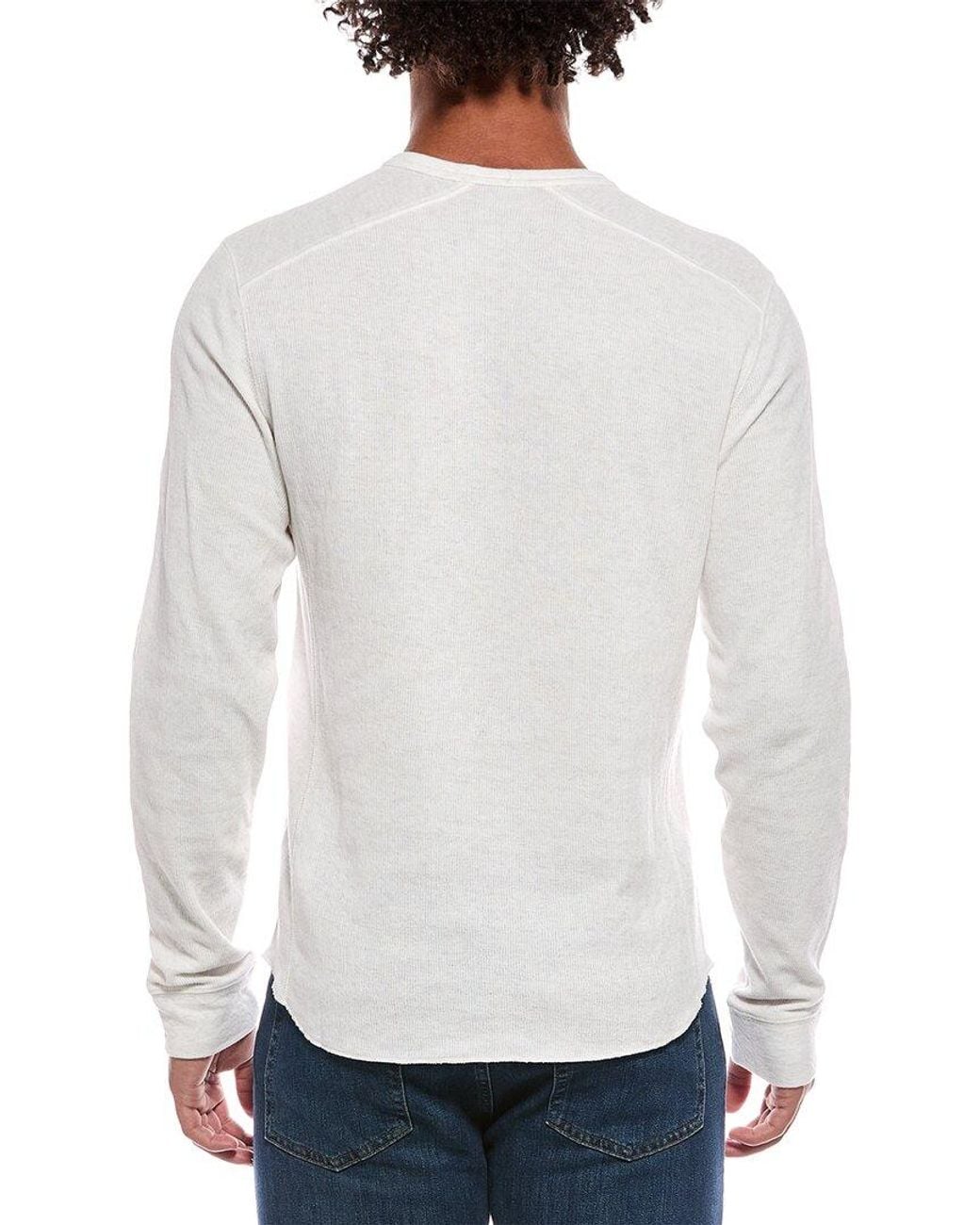 Vince White Double Knit T-Shirt for men