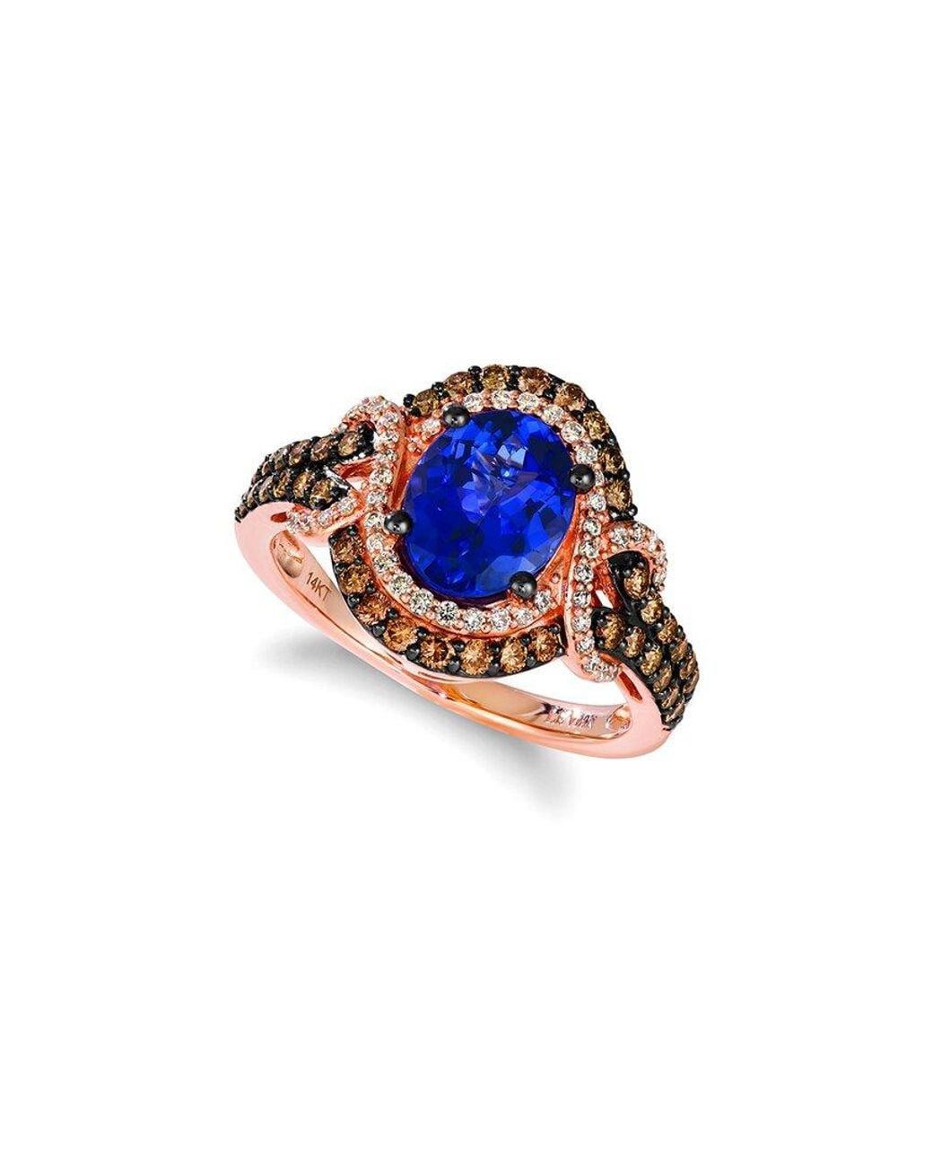 Le Vian Blue Le Vian 14K 1.70 Ct. Tw. Diamond & Tanzanite Eternity Ring