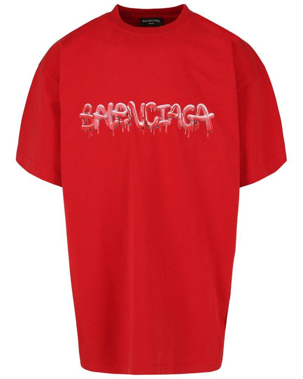 Balenciaga hotsell red tee