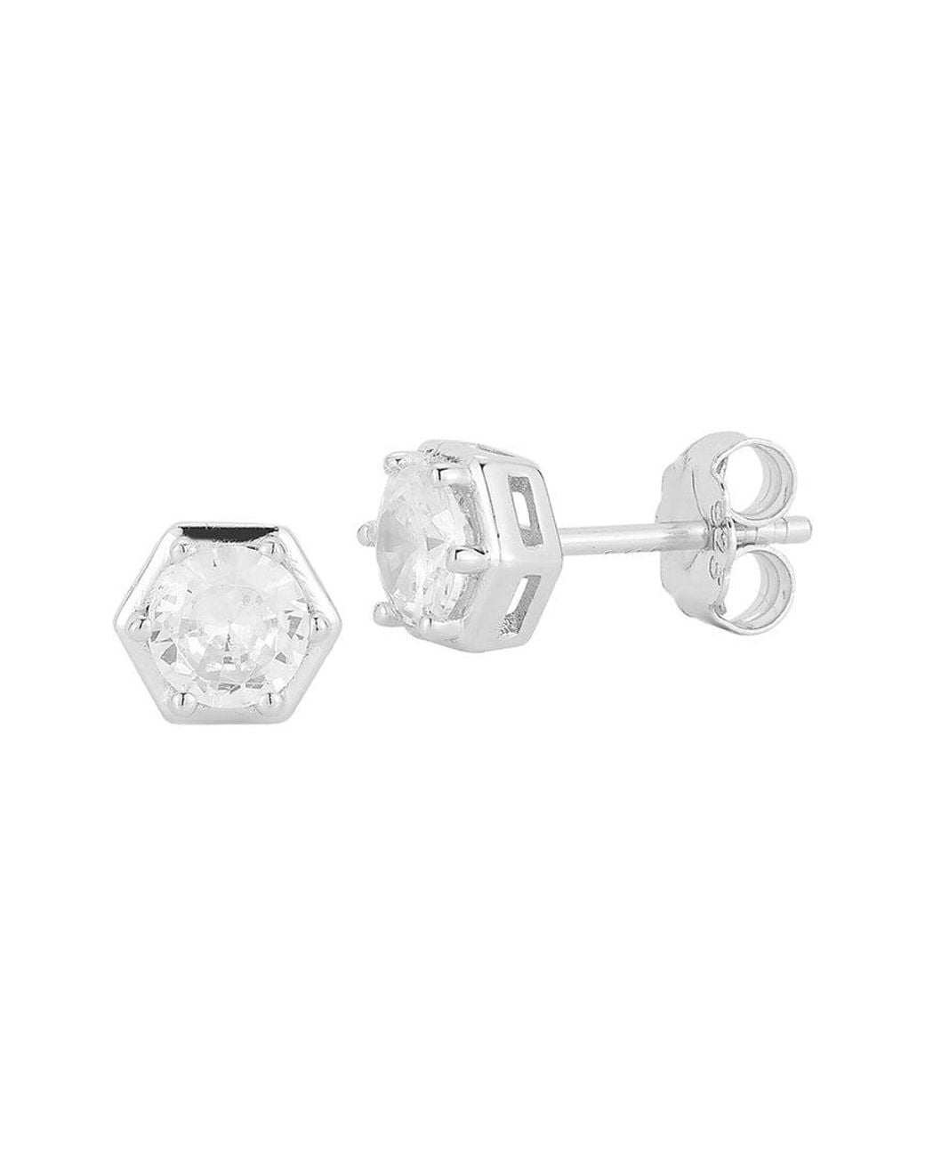 Glaze Jewelry White Cz Earrings
