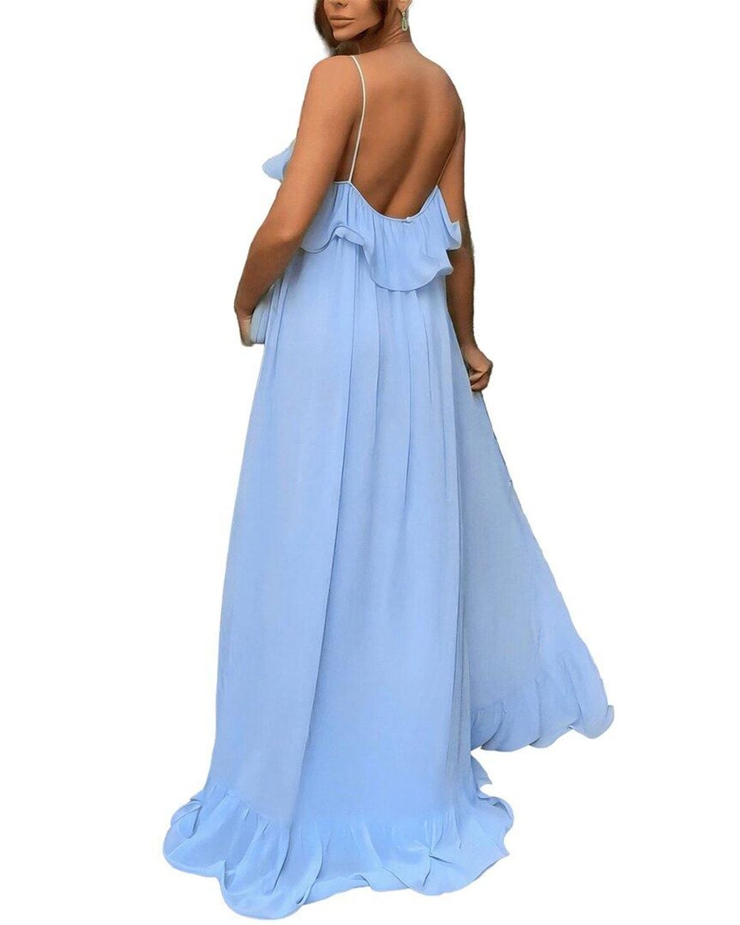 Dilireba Blue Maxi Dress