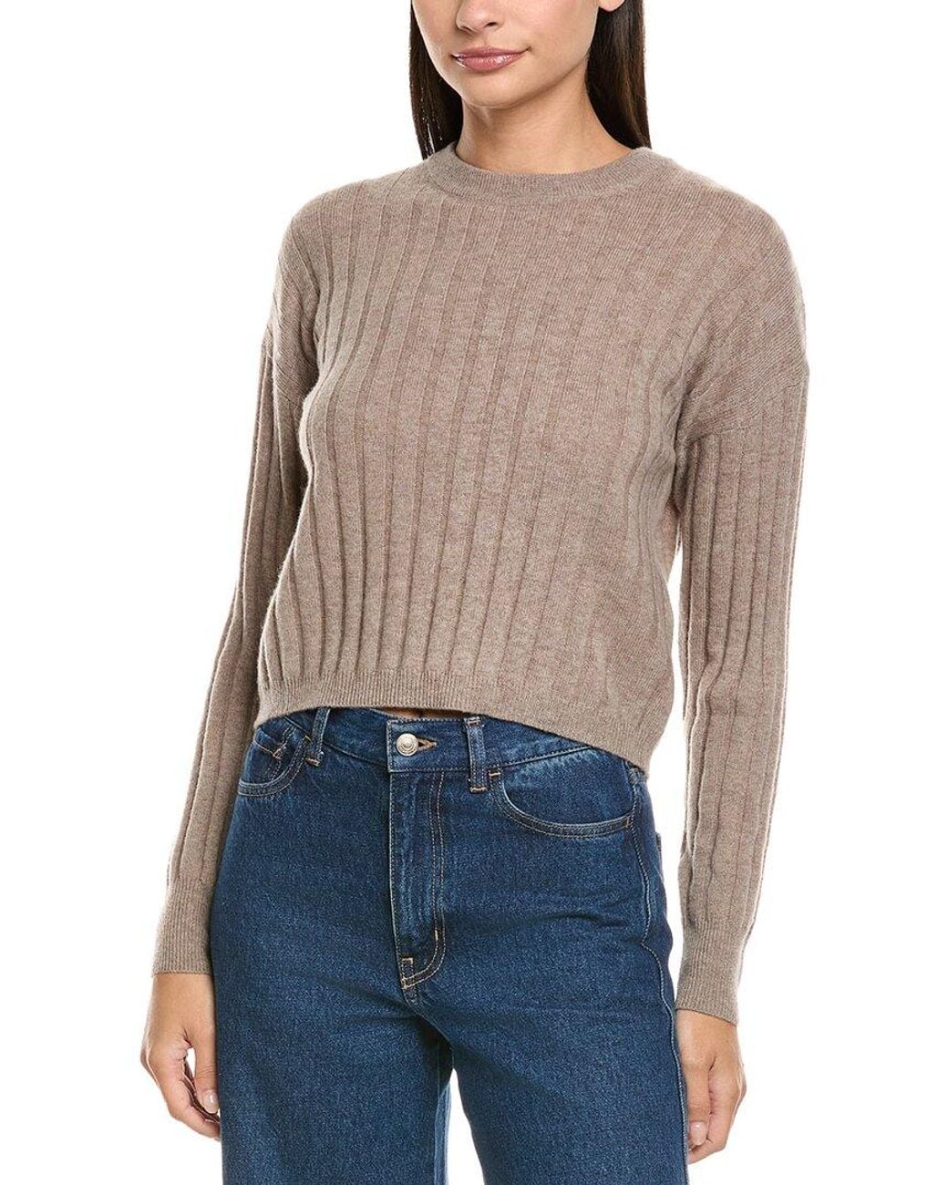 NAADAM Blue Wool & Cashmere-Blend Sweater