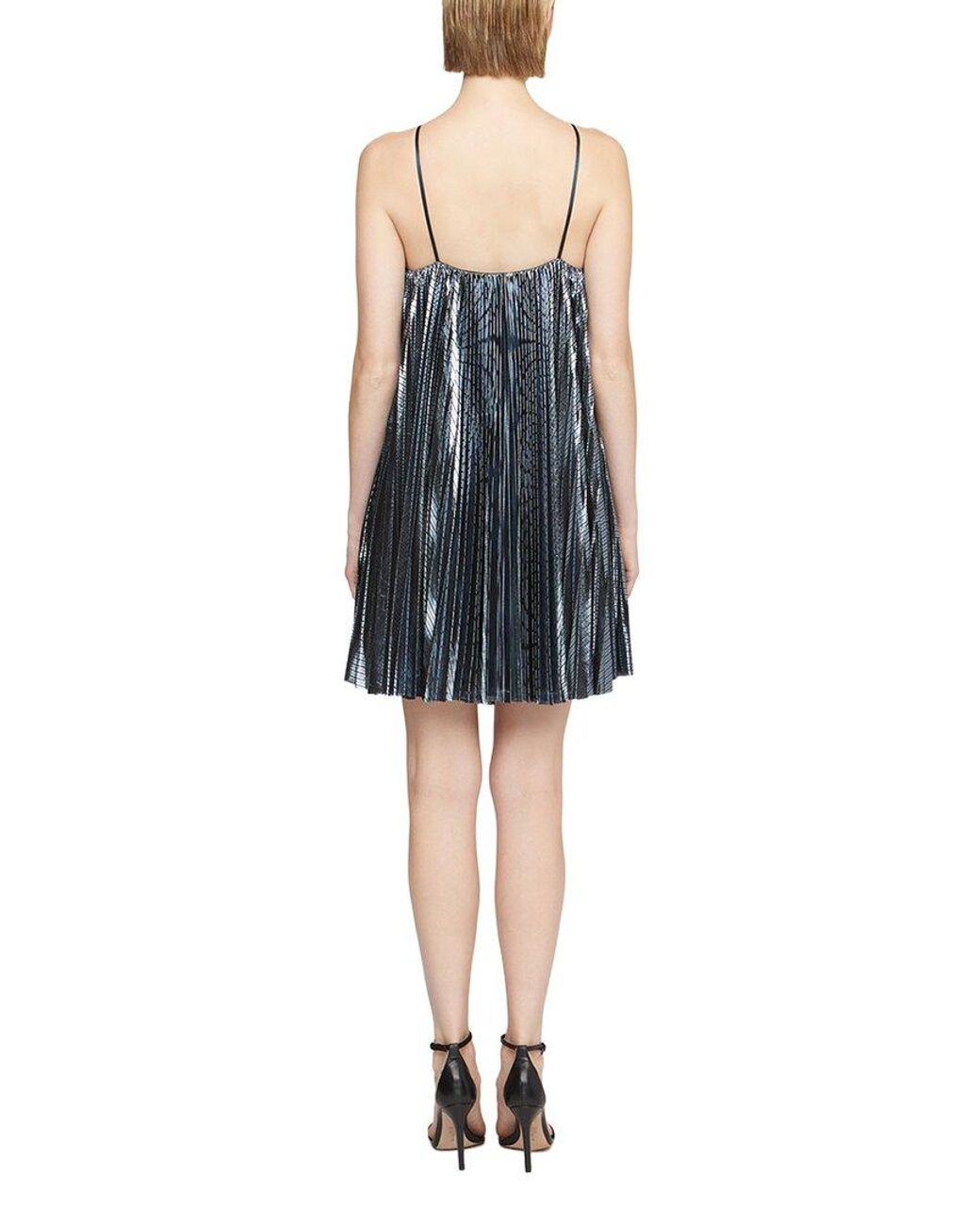 Halston Heritage Blue Carter Mini Dress