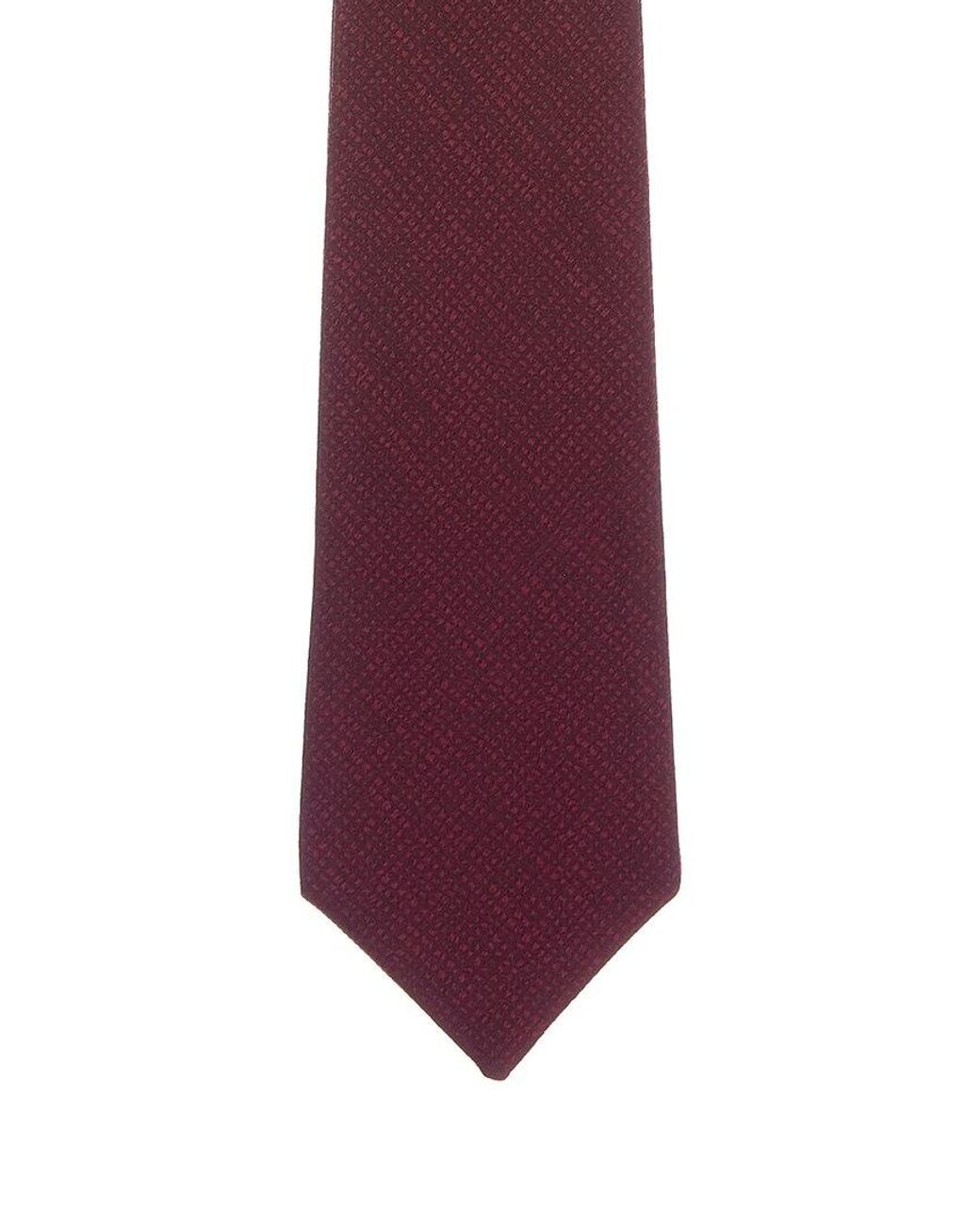 Canali Purple Burgundy Stripe/Solid Reversible Silk Tie for men