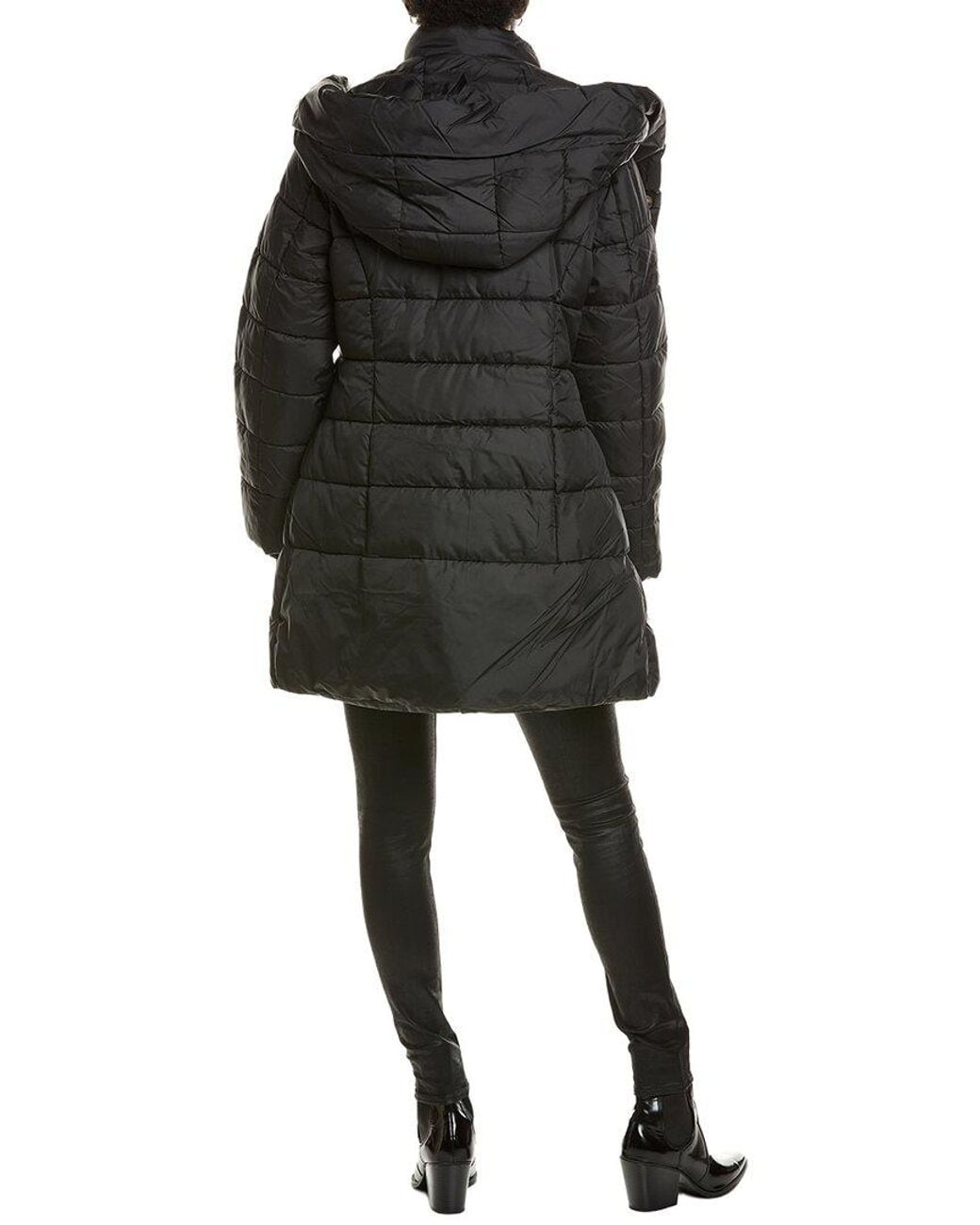 Anne Klein Black Puffer Coat