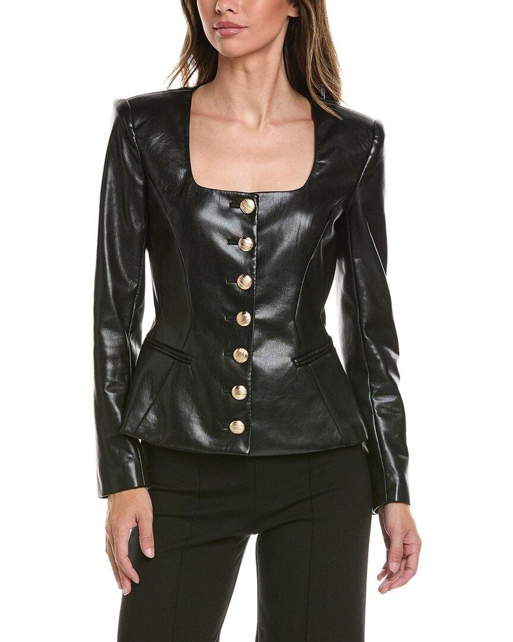 Generation Love Black Lavena Vegan Leather Jacket