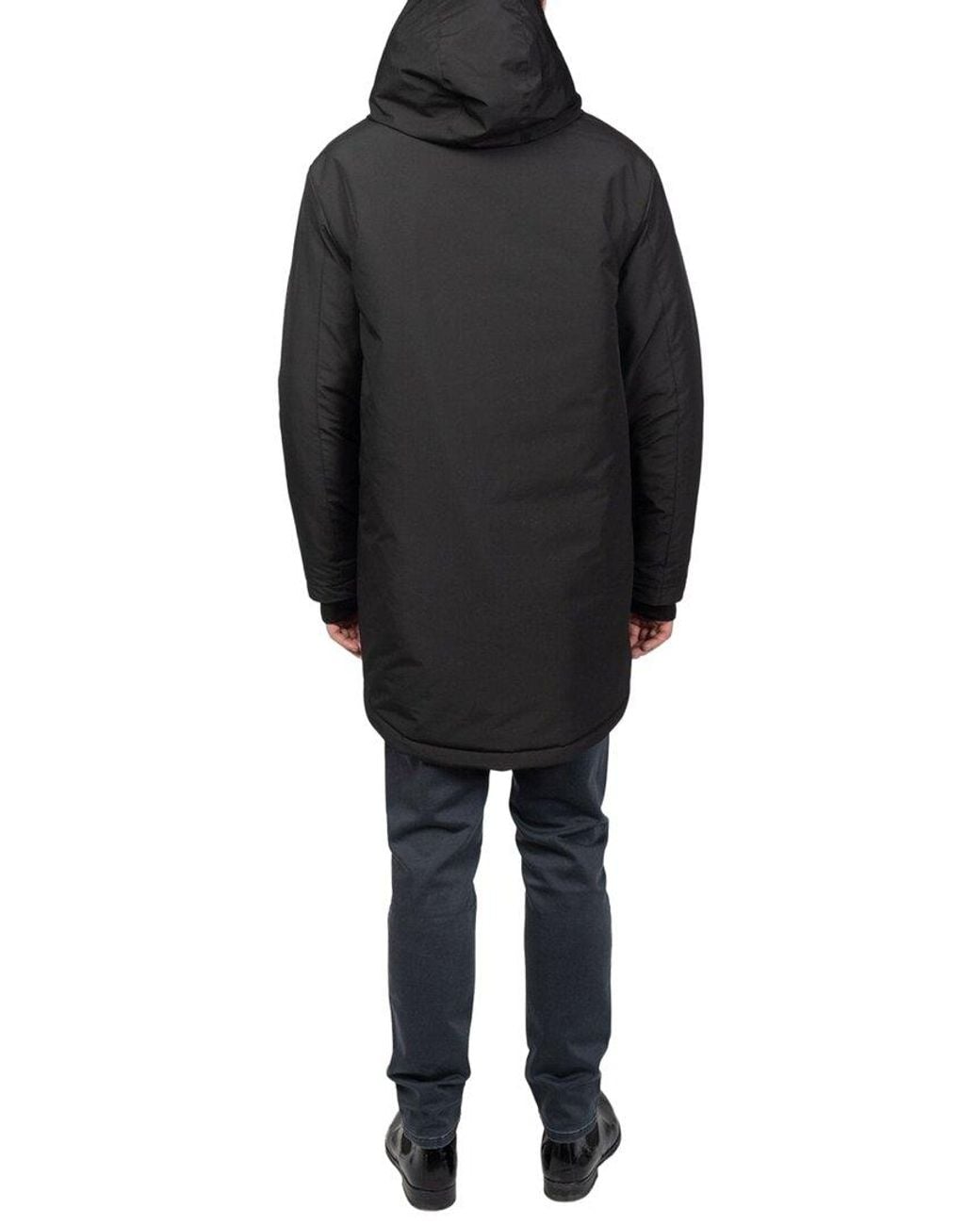 Ron Tomson Black Parka for men