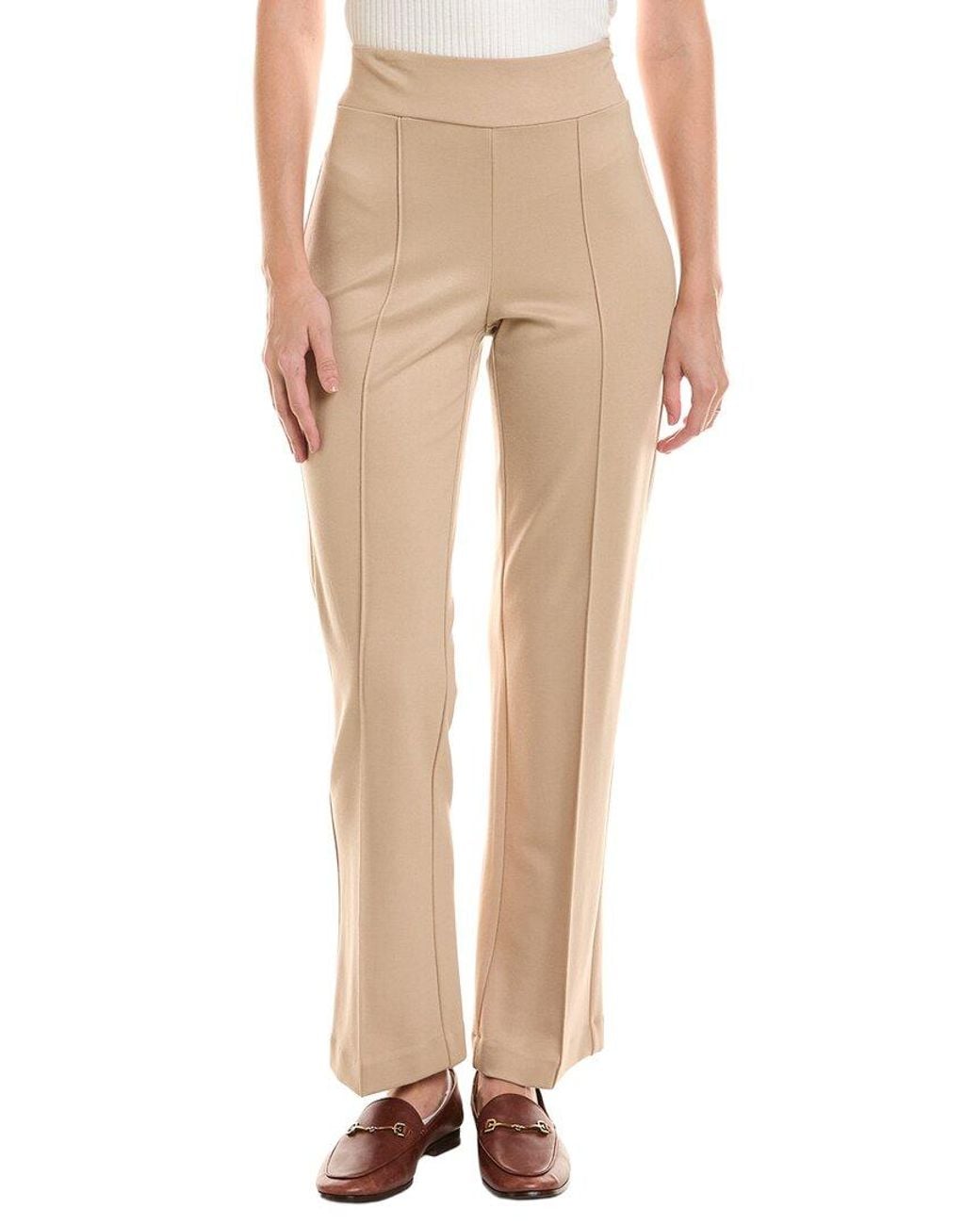 Jones New York Natural Pull-On Pintuck Trouser