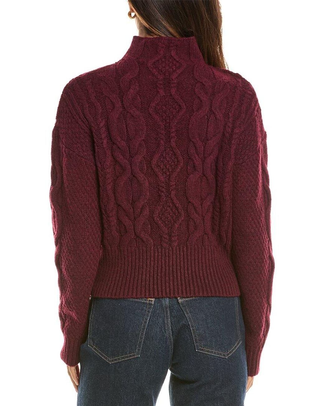 525 America Red Turtleneck Sweater