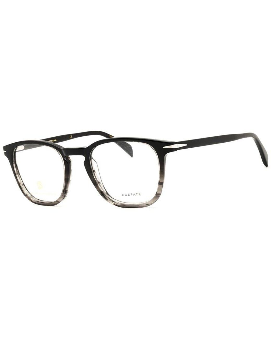 David Beckham Black 49Mm Optical Frames for men