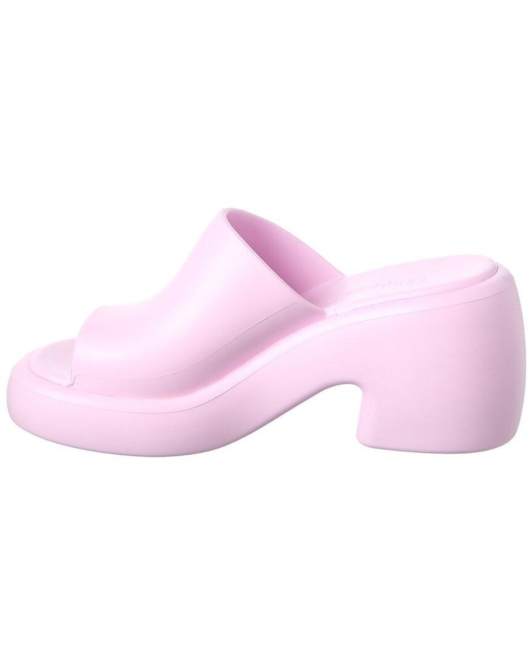 Ferragamo Pink Rubber Sandal
