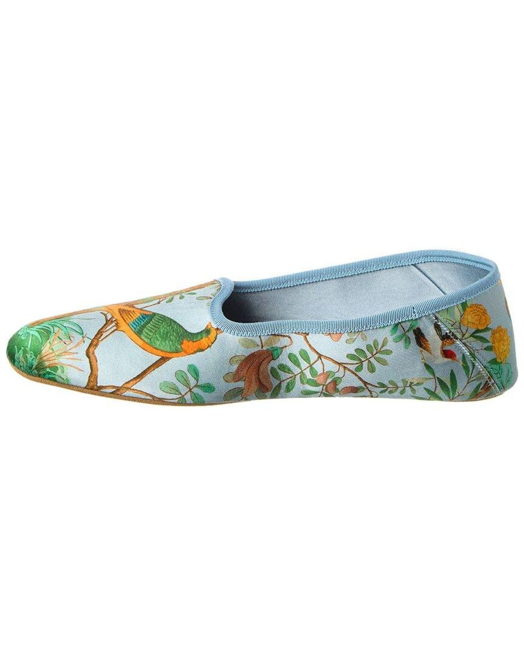 Gucci Blue Satin Slipper for men