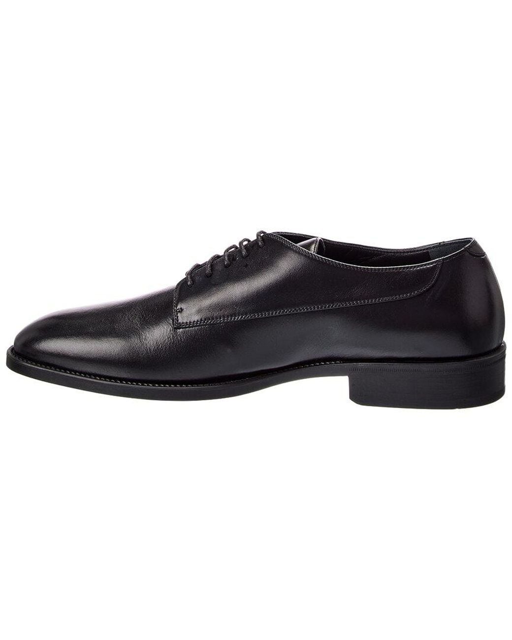 Giuseppe Zanotti Black Sorrento 15 Leather Derby for men
