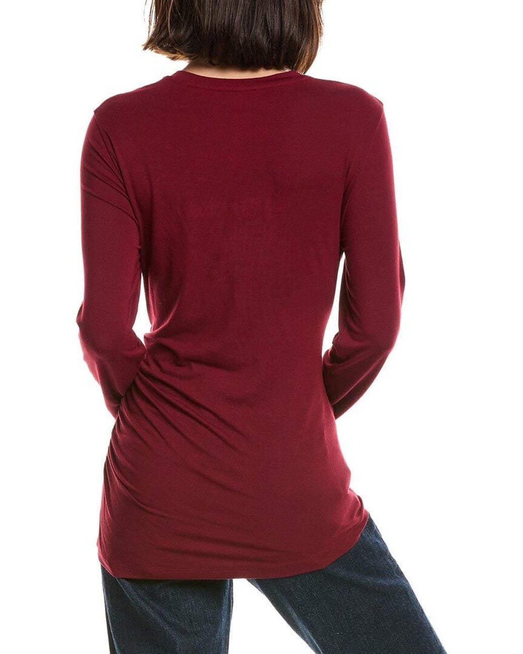 Vince Red Crewneck Top