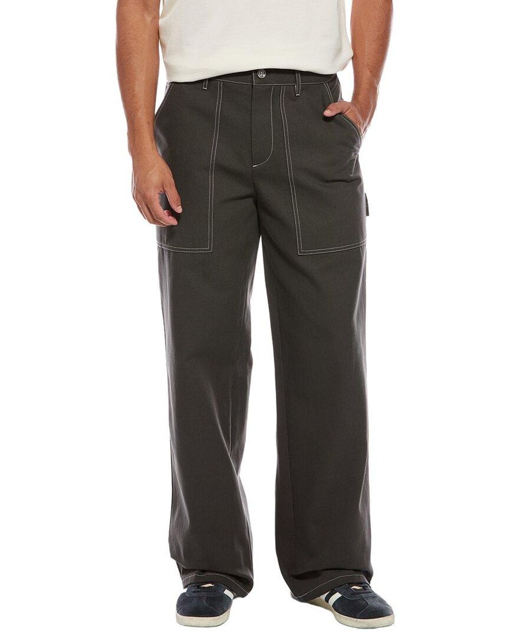 Helmut Lang Gray Utility Pant for men