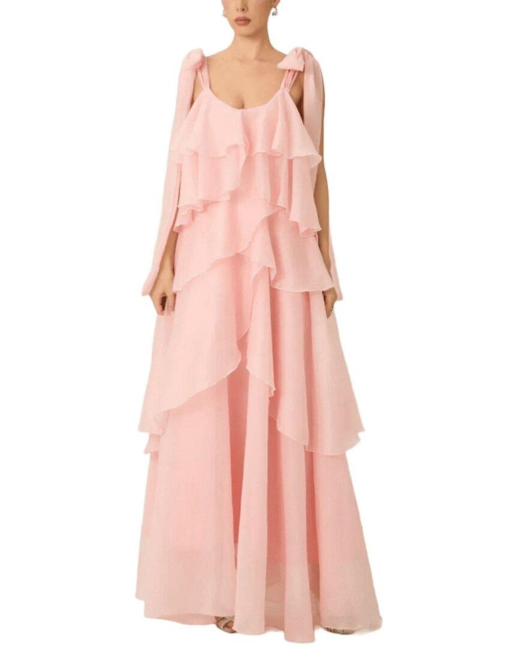 Dilireba Pink Maxi Dress