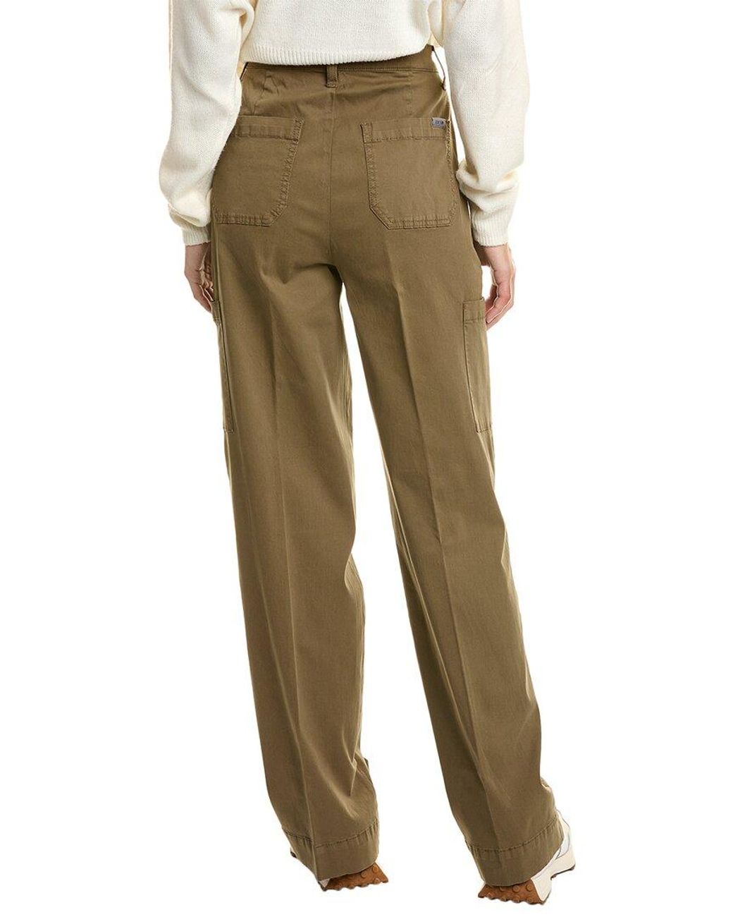 Joe's Jeans Green Cargo Wide Leg Jean