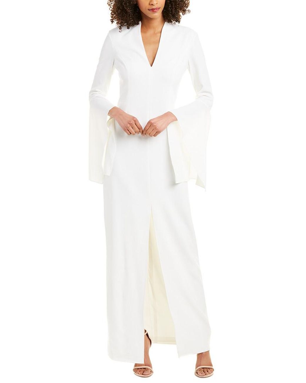 halston heritage gown