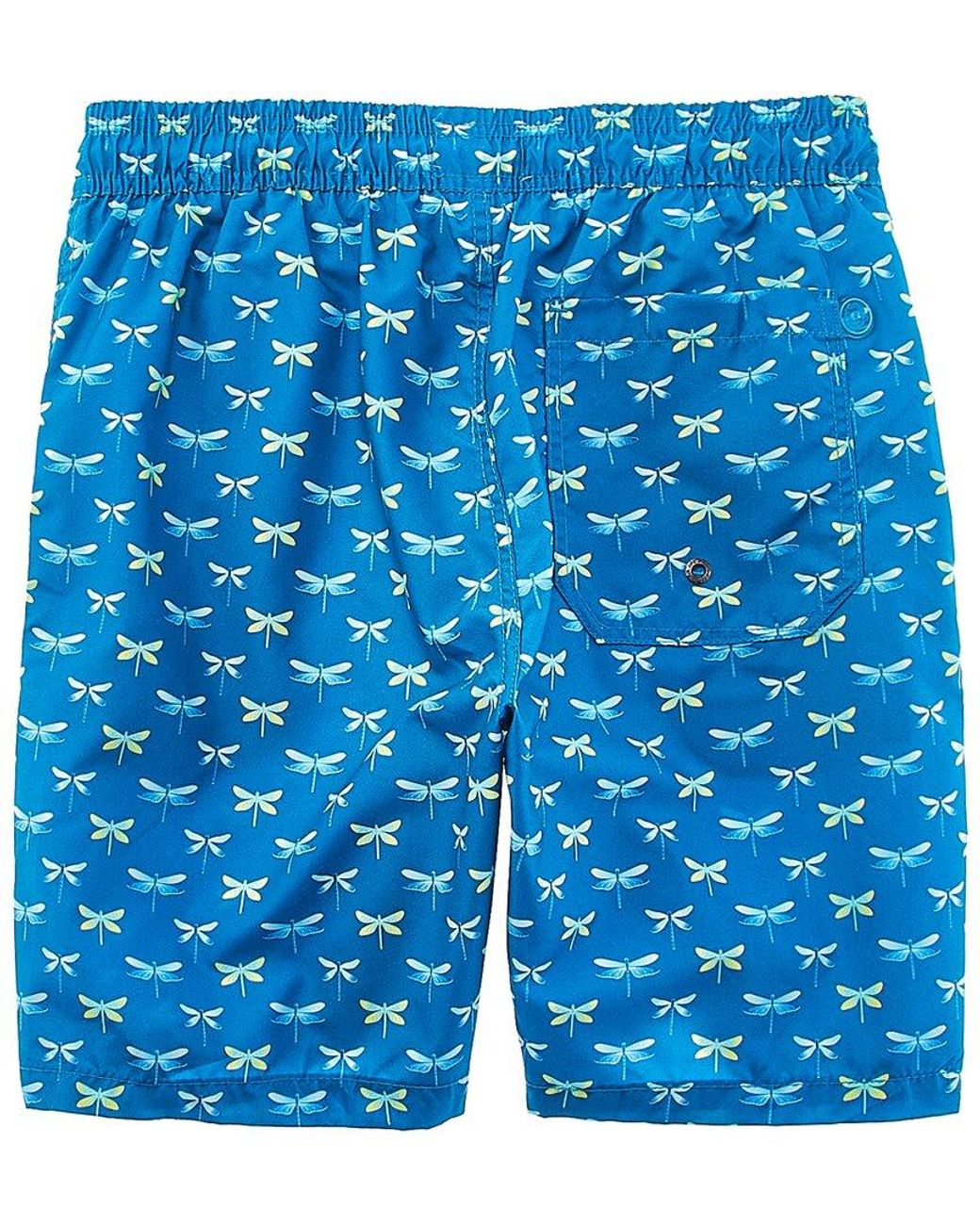 Mr Swim NY Solid Blue 7.5" swim trunk shorts  NWT mr-301-1 Small 
