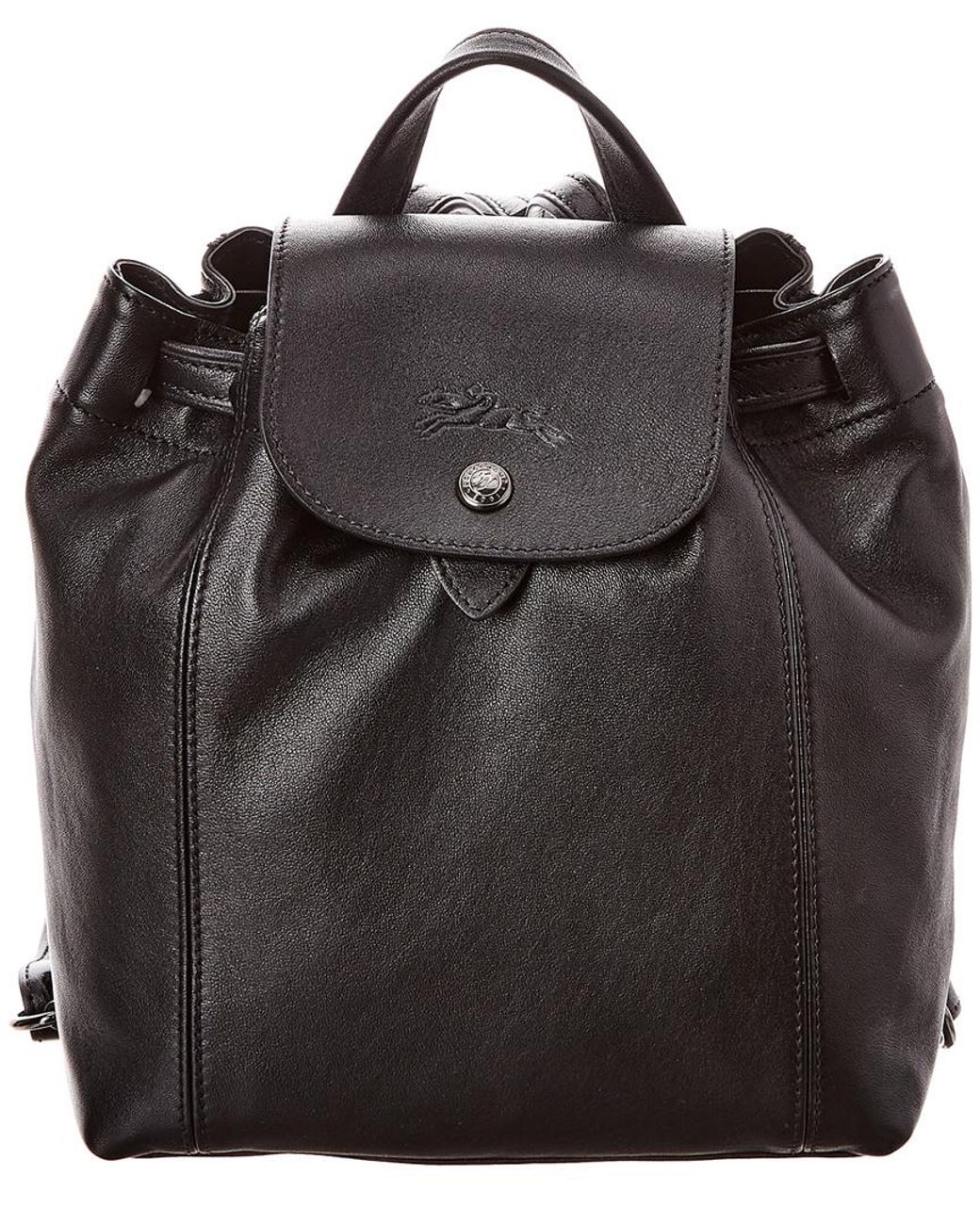 Longchamp Le Pliage Cuir Xs Leather Backpack in Black Lyst