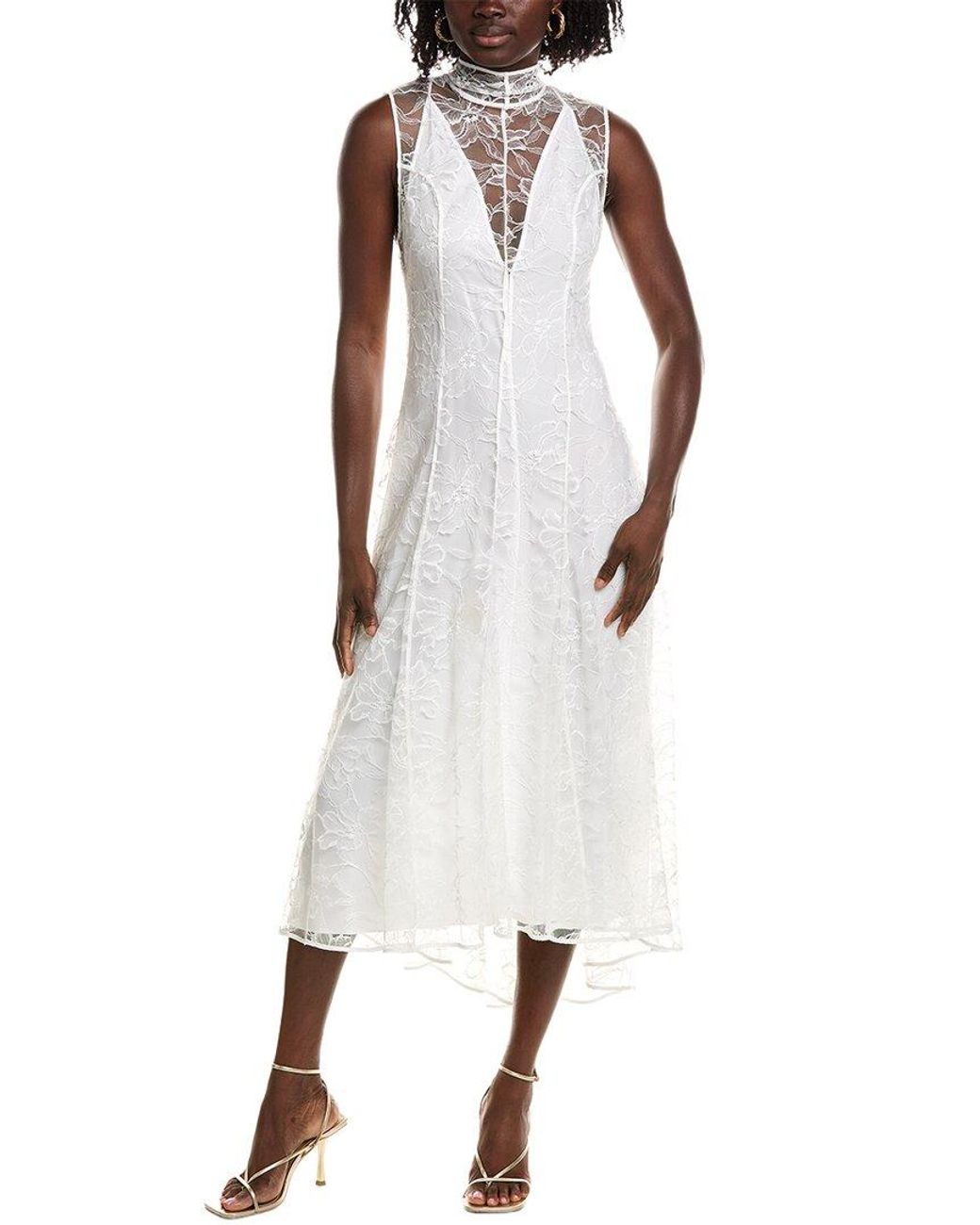 Alexis White Rhiane Midi Dress