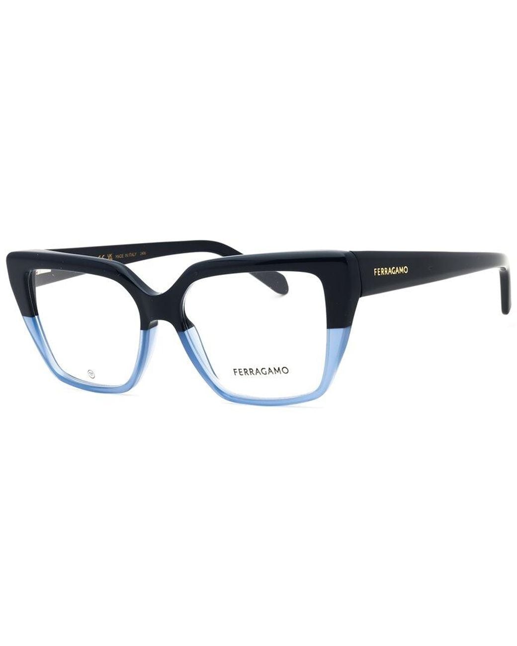 Ferragamo Blue 53Mm Optical Frames