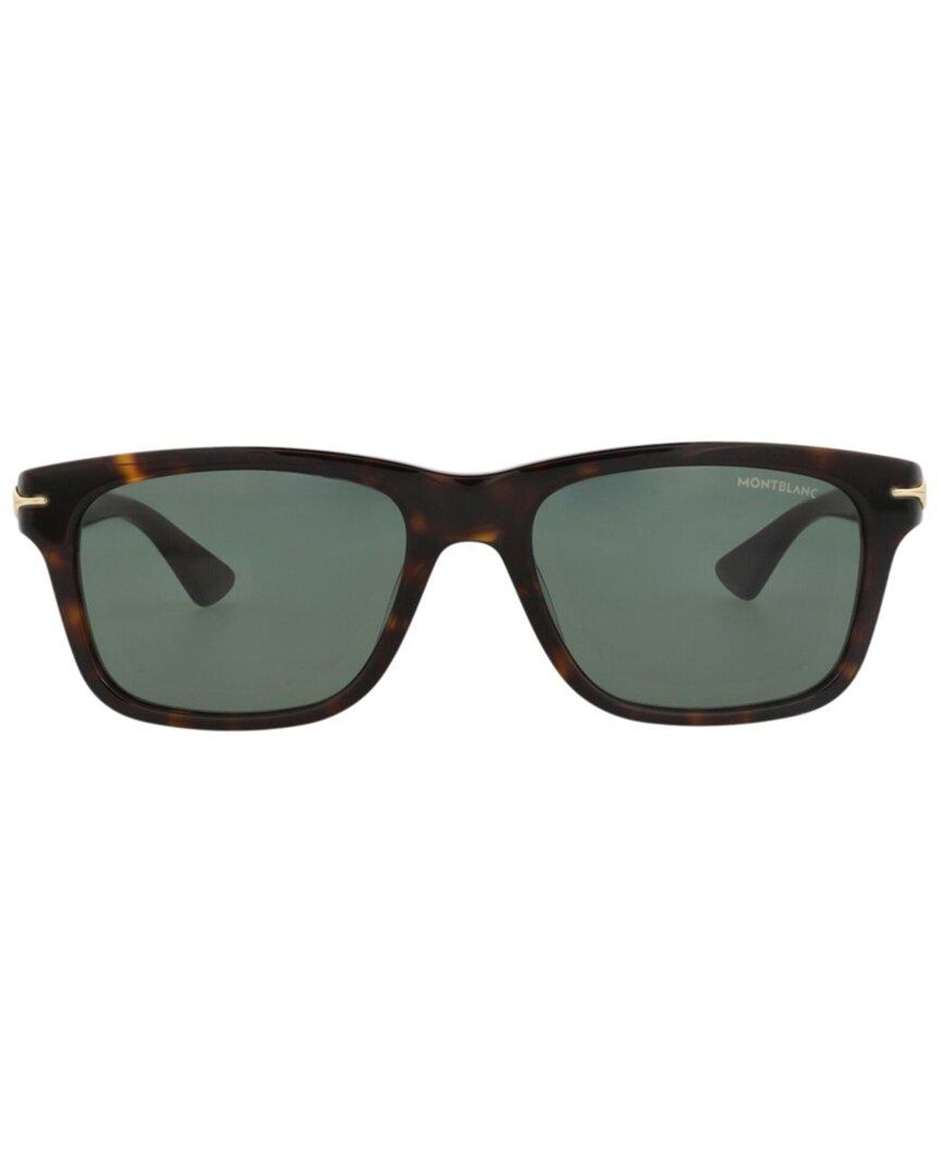 Montblanc Black Mb0263S 54Mm Sunglasses for men
