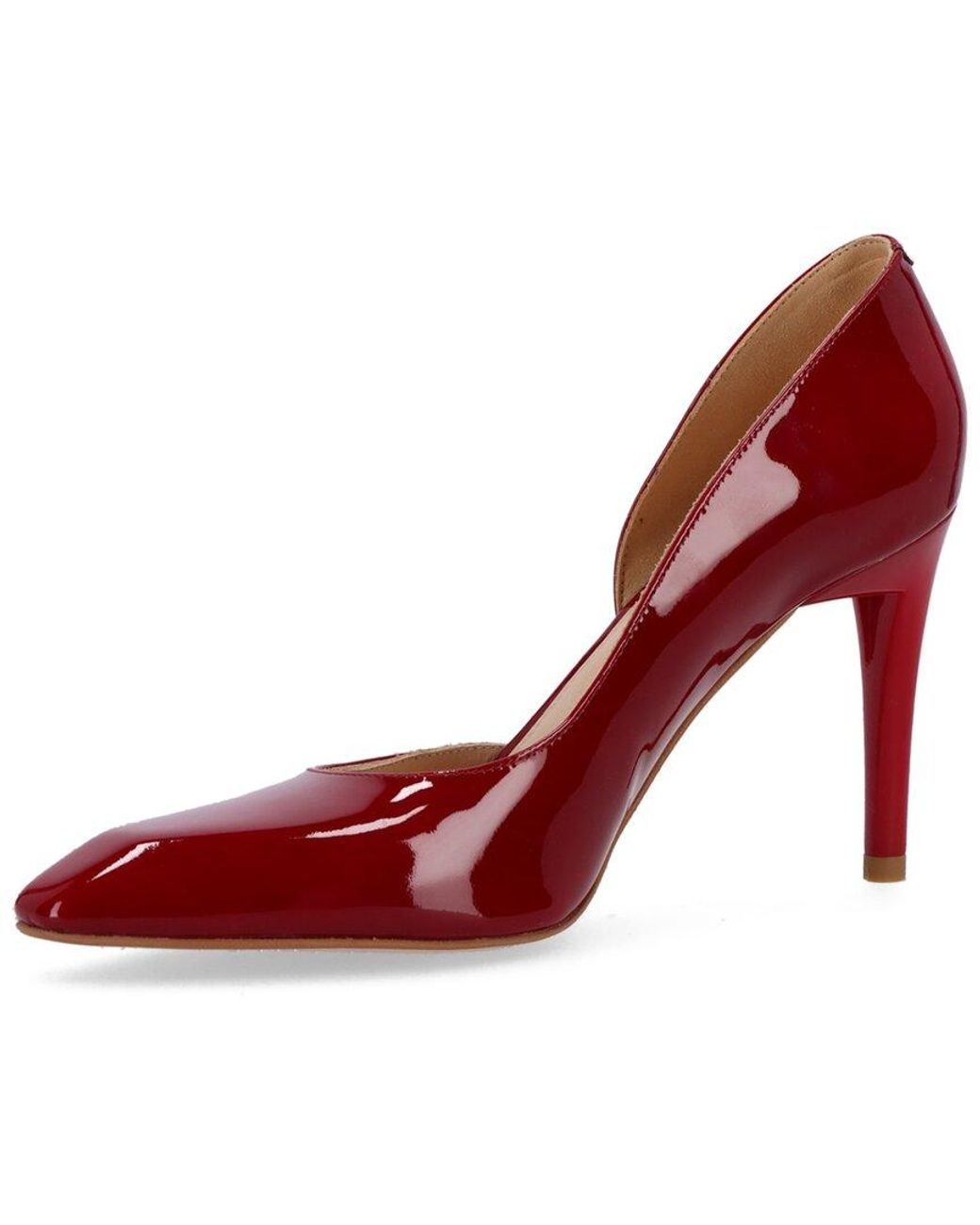 Alohas Red Amelia Leather Pump