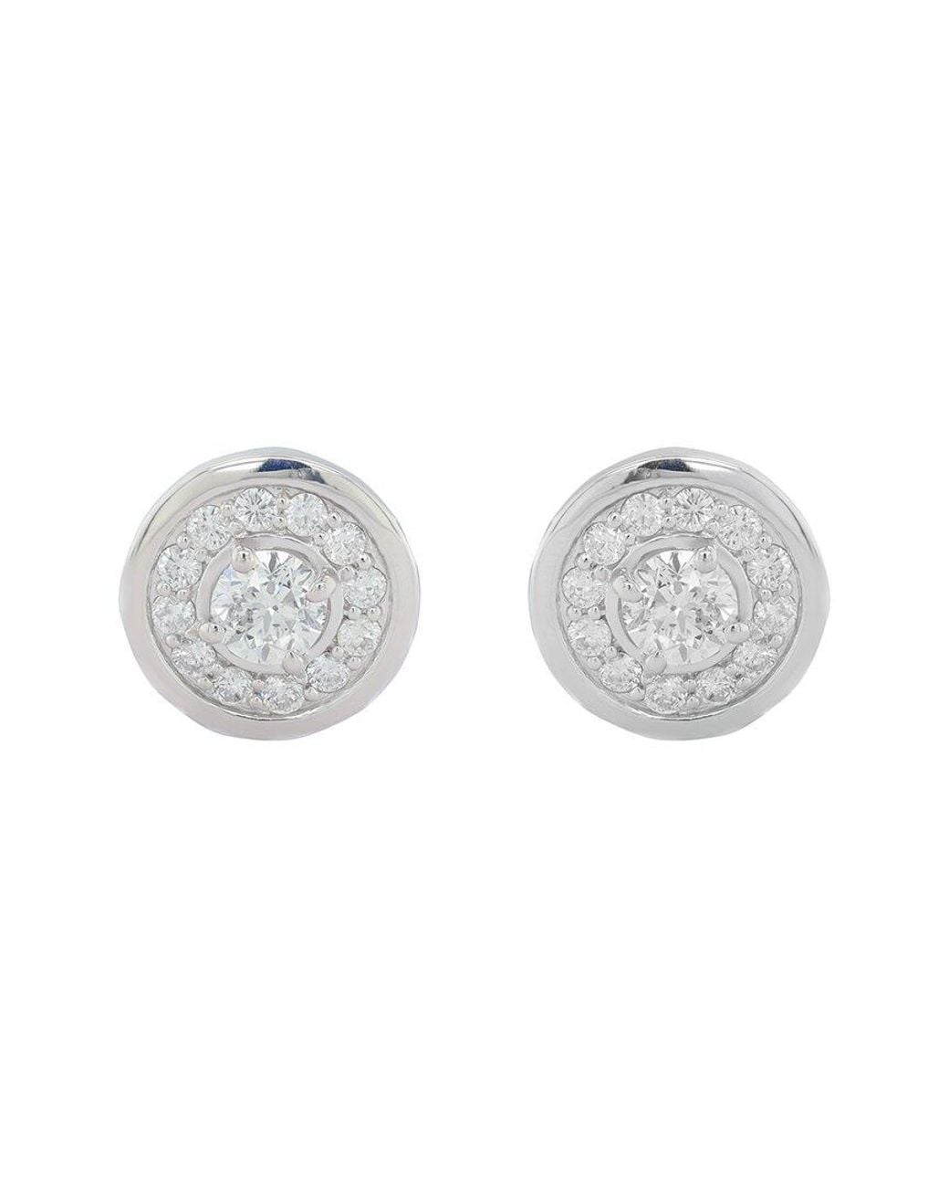 Diana M White Fine Jewelry 0.80 Ct. Tw. Diamond Earrings