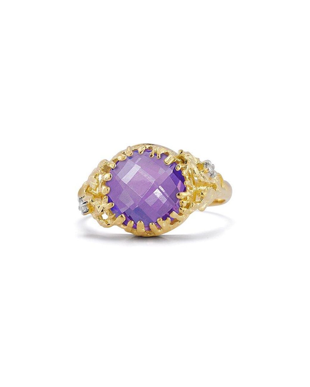 Reiss Pink 14K 0.03 Ct. Tw. Diamond Ring