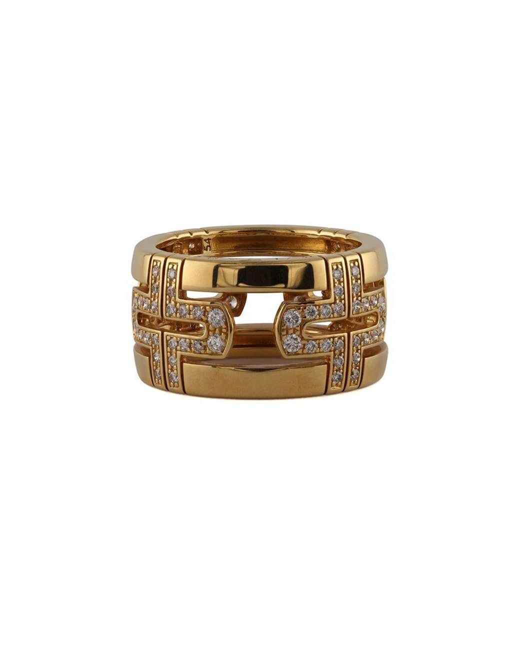 BVLGARI White 18k Rose Gold 0.70 Ct. Tw. Diamond Ring