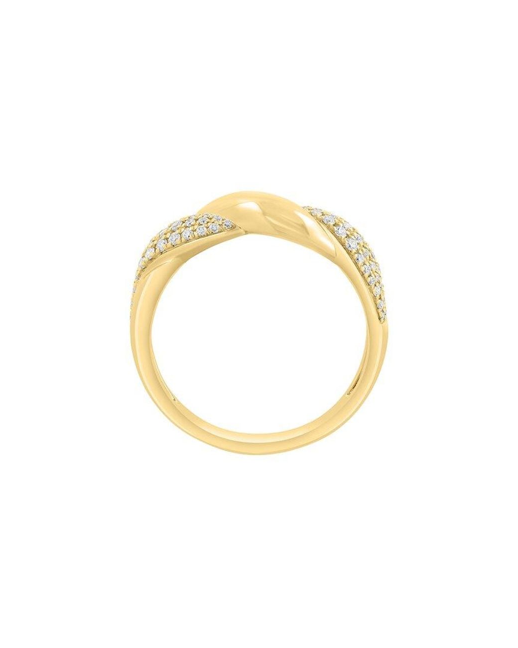 Effy Fine Jewelry Metallic 14K 0.27 Ct. Tw. Diamond Ring