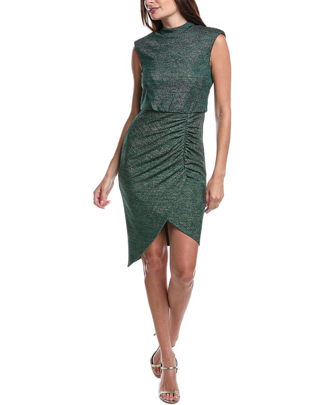 Adrianna Papell Green Midi Dress