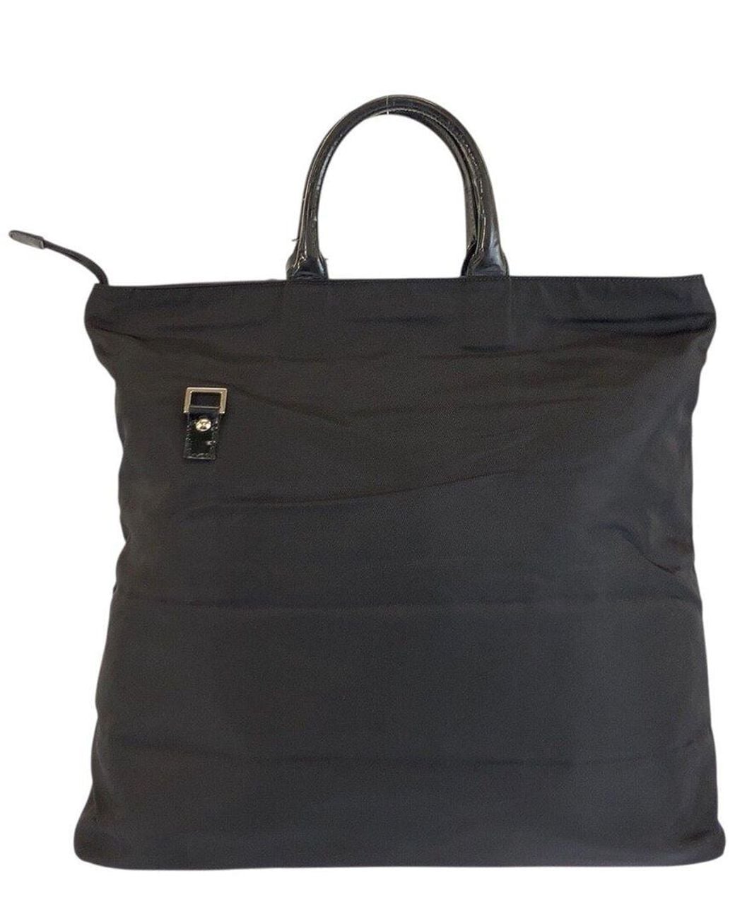 Gucci Black Nylon 2Way Tote (Authentic Pre-Loved)