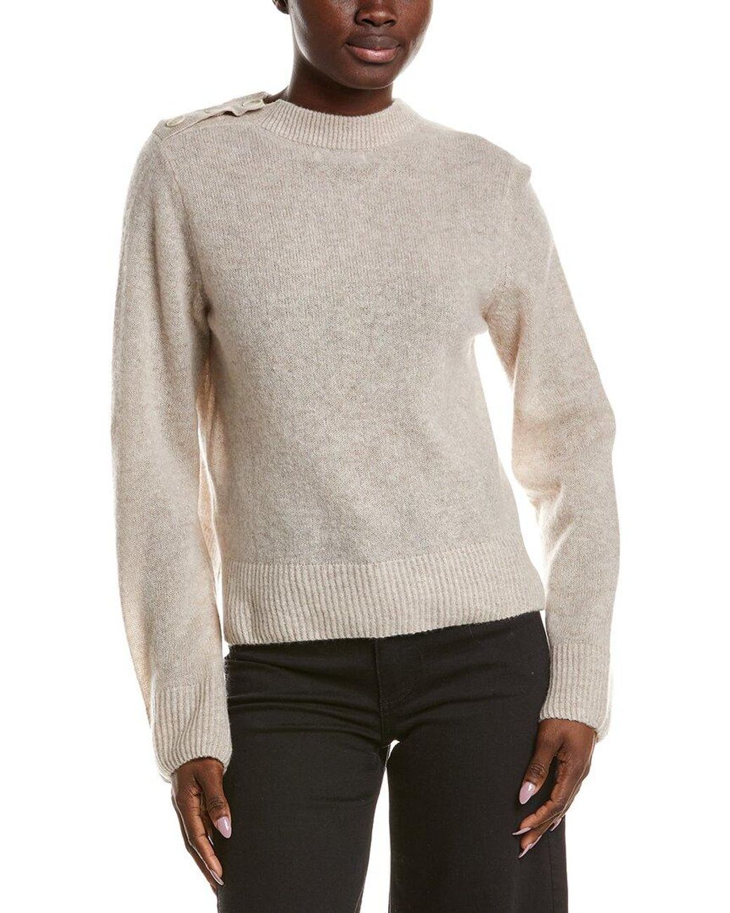 NAADAM Gray 100% Cashmere Crewneck Sweater